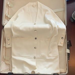 Maje Marie Knitted Cardigan  (cream white/ivory)